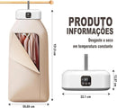 🧺 Secador de Roupas Portátil Elétrico com Cortina Suspensa e Timer Digital