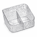 Kit Organizador de Maquiagem em Acrílico com Divisórias – Porta Cosméticos Transparente