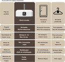 🧺 Secador de Roupas Portátil Elétrico com Cortina Suspensa e Timer Digital