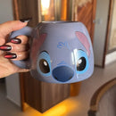 Caneca Stitch 3D 450ml Disney | Porta Objeto Decorativo Criativo e Colecionável