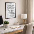 Quadro Decorativo Nenhum Mal