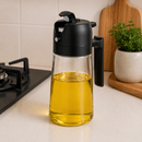 Spray Borrifador Dosador 2 em 1 Para Azeite Vinagre Oléo Vidro Galheteiro 500ML
