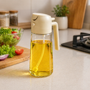 Spray Borrifador Dosador 2 em 1 Para Azeite Vinagre Oléo Vidro Galheteiro 500ML