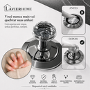Botão de Descarga Diamante 20mm Kit com 5 – Evita Quebrar as Unhas, Fácil de Pressionar