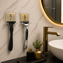 Suporte Luxo para Lâmina de Barbear em Acrílico Cast Premium— Kit com 2 unidades