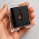 Suporte Luxo para Lâmina de Barbear em Acrílico Cast Premium— Kit com 2 unidades