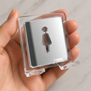 Suporte Luxo para Lâmina de Barbear em Acrílico Cast Premium— Kit com 2 unidades
