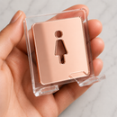 Suporte Luxo para Lâmina de Barbear em Acrílico Cast Premium— Kit com 2 unidades
