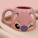 Caneca Angel Stitch 3D 450ml – Decorativa, Fofa e Perfeita para Presentear
