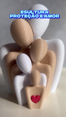 Escultura Decorativa Família – Símbolo de Amor e União