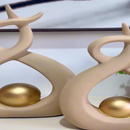 Enfeite Rack Sala Estante Aparador Mesa Decoração Casa Escritorio Recepção Clinica Cerâmica Fosco