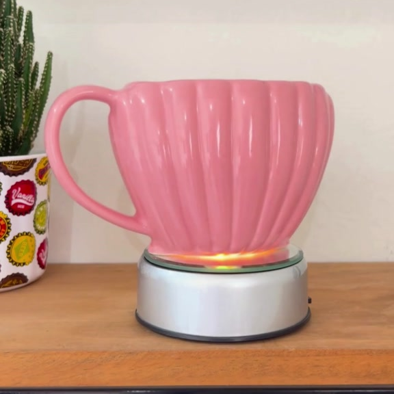 Caneca 3D Concha 500ml Rosa 