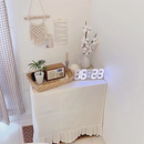  Relógio 3d Led De Parede Digital / Design Moderno Luz Noturna Decoração Relógios / Mesa De Desktop Decoração De Casa