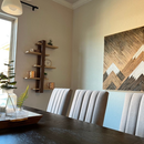 Rack Prateleira Suspensa Nicho C/5 Andar Madeira Maciça Para Plantas Sala, Quartos e Quintal