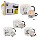 Caneca Cerâmica 3D com Gatinho dentro