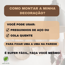 Decoração Parede Boho Composição Cestos de Palha