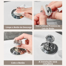 Botão de Descarga Diamante 20mm Kit 1/2/5 – Evita Quebrar as Unhas, Fácil de Pressionar