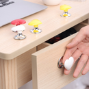 Kit 02 Botão Vermelho Descarga Caixa Acoplada Vaso Sanitário Pressão Tampa Decoração Formato Coração Autocolante Adesivo