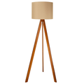 Abajur De Chão Tripé 1,50 Cm Completo Com Cúpula E Fiação Luminária De Piso Para Sala, Quarto