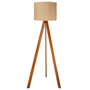 Abajur De Chão Tripé 1,50 Cm Completo Com Cúpula E Fiação Luminária De Piso Para Sala, Quarto