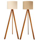 Abajur De Chão Tripé 1,50 Cm Completo Com Cúpula E Fiação Luminária De Piso Para Sala, Quarto