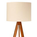 Abajur De Chão Tripé 1,50 Cm Completo Com Cúpula E Fiação Luminária De Piso Para Sala, Quarto