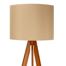 Abajur De Chão Tripé 1,50 Cm Completo Com Cúpula E Fiação Luminária De Piso Para Sala, Quarto