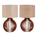 Abajur Luminária Em Mdf Bivolt Criado Mesa Quarto Sala