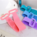 Kit Esponja Silicone Massageadora Escova Banho Lava Corpo Todo Bucha Esfoliação