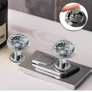 Botão de Descarga Diamante 20mm Kit 1/2/5 – Evita Quebrar as Unhas, Fácil de Pressionar