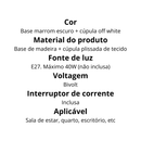 Abajur Luminária De Mesa Nogueira Plissado De Madeira Maciça Cabeceira Quarto Sala Estudo Leitura