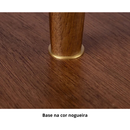 Abajur Luminária De Mesa Nogueira Plissado De Madeira Maciça Cabeceira Quarto Sala Estudo Leitura