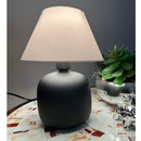 Abajur Luminaria de Ceramica Porcelana Bivolt Cabiceira Decoração Quarto Escritorio Sala Decoração Várias Cores