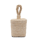 Peso Porta Quadrado Corda Sisal Total Cimento Concreto 1kg