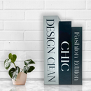 Conjunto de Caixa Livro Decorativa Organizadora Para Joias e Documentos 3pcs Papel