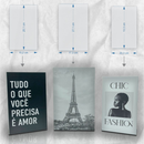 Conjunto de Caixa Livro Decorativa Organizadora Para Joias e Documentos 3pcs Papel