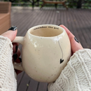 Caneca Cerâmica Oval com frase