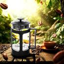 Cafeteira Prensa Francesa 600ml Café Cremeira 350ml Café Expresso Leite Cremoso