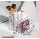 Kit Porta Maquiagem Organizador Multiuso De Acrílico Batom Cosméticos Transparente com Divisórias