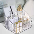 Kit Porta Maquiagem Organizador Multiuso De Acrílico Batom Cosméticos Transparente com Divisórias