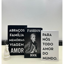 Conjunto de Caixa Livro Decorativa Organizadora Para Joias e Documentos 3pcs Papel