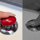 Kit 2 Botão Coração Para Caixa de Descarga Vaso Sanitario