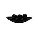 Kit Decorativo Centro De Mesa Premium 3 Bolas Cerâmica Luxo