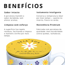 Xícara Tampa 240ml Seja Sua Própria Inspiração Frases Motivacional Caneca Estampa Floral Delicada Fofa Amor Próprio