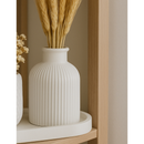 Kit decoração Susy 3 peças em gesso / não acompanha flores / presente / casa / sala /ambiente / vaso