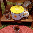 Xícara Tampa 240ml Seja Sua Própria Inspiração Frases Motivacional Caneca Estampa Floral Delicada Fofa Amor Próprio
