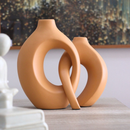 Dupla de Vasos Mônaco em Cerâmica – Design Moderno para Sala, Aparador, Quarto, escritório, rack