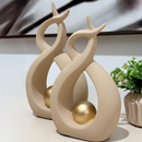 Enfeite Rack Sala Estante Aparador Mesa Decoração Casa Escritorio Recepção Clinica Cerâmica Fosco