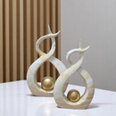 Enfeite Rack Sala Estante Aparador Mesa Decoração Casa Escritorio Recepção Clinica Cerâmica Fosco