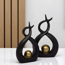 Enfeite Rack Sala Estante Aparador Mesa Decoração Casa Escritorio Recepção Clinica Cerâmica Fosco